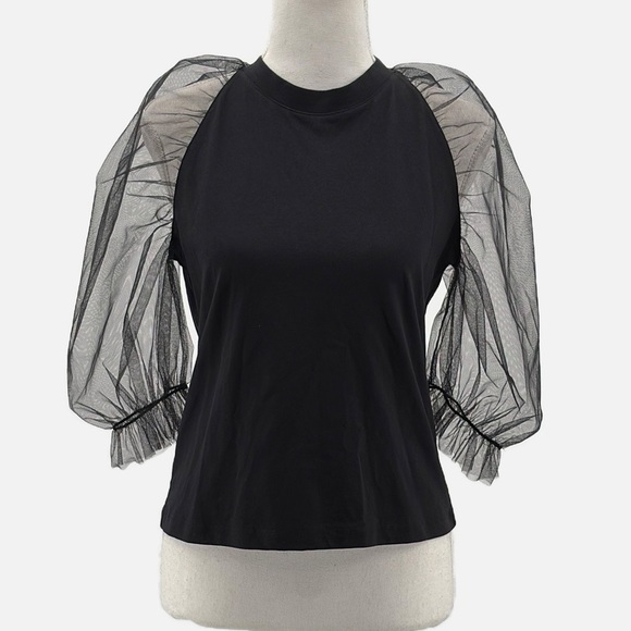 MSGM】fake leather Puff sleeve shirtイタリア Shirts for men